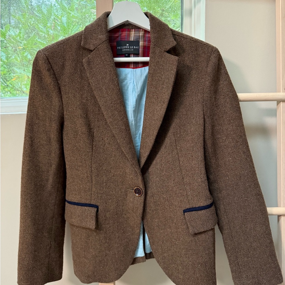 Tweed Blazer by Philippe Le Bac Cashmere & Co